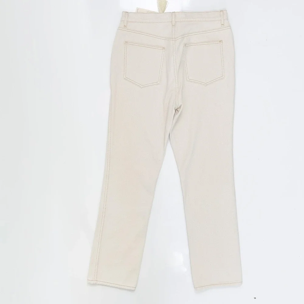 DÔEN Diana High-Rise Jean in Cream‎ – Size 28